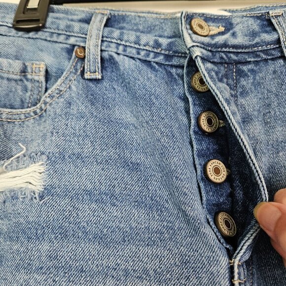 Kancan Ashland High Rise 90s Boyfriend Distressed Jean 9/28 KC7860M - Picture 3 of 9